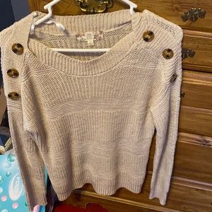 Tan sweater size S